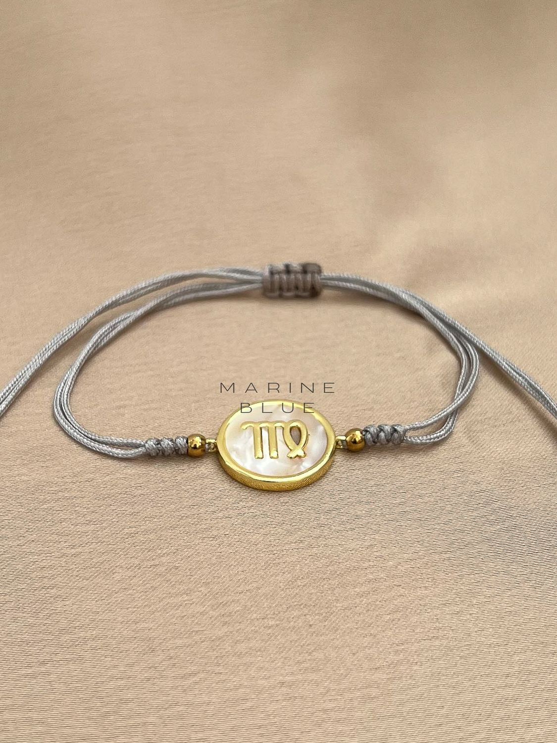 Horoscope Virgo Handmade Bracelet - Charm Bracelet, Color: Misty Moon