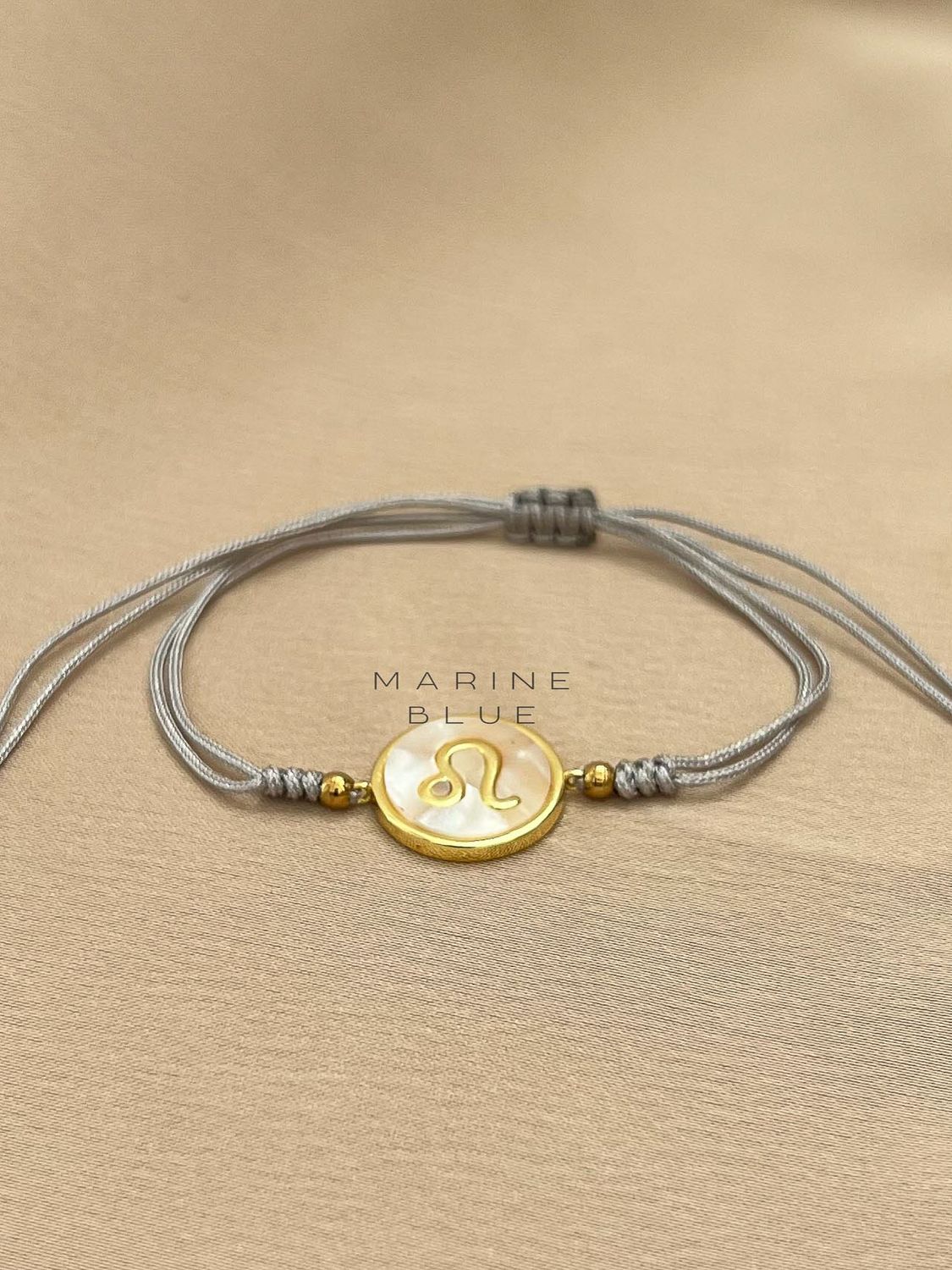 Horoscope Leo Handmade Bracelet - Charm Bracelet, Color: Misty Moon