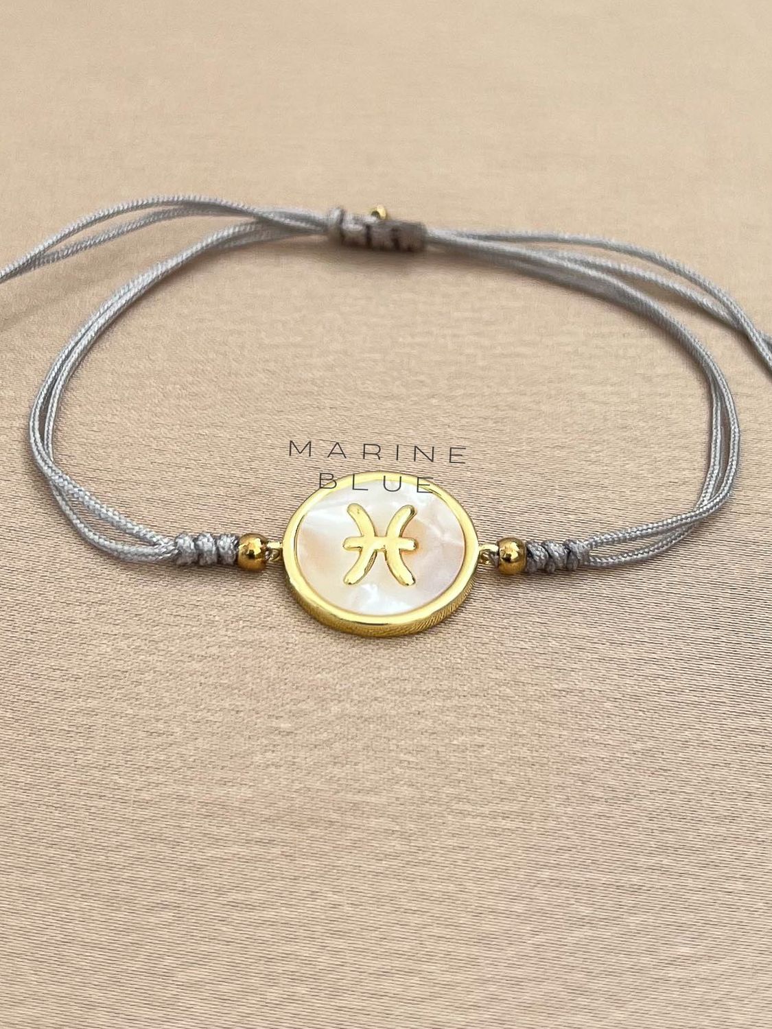 Horoscope Pisces Handmade Bracelet - Charm Bracelet, Color: Misty Moon