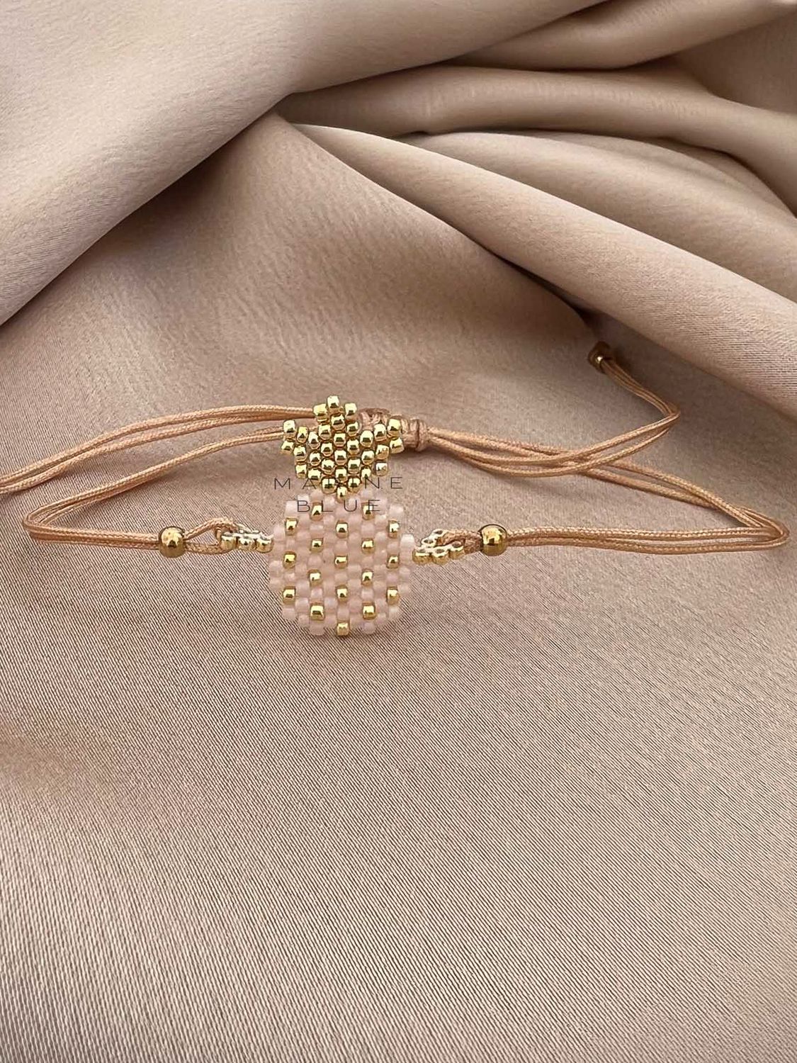 Solo Pineapple Handmade Bracelet - Beaded Bracelet, Color: Sunset Breeze