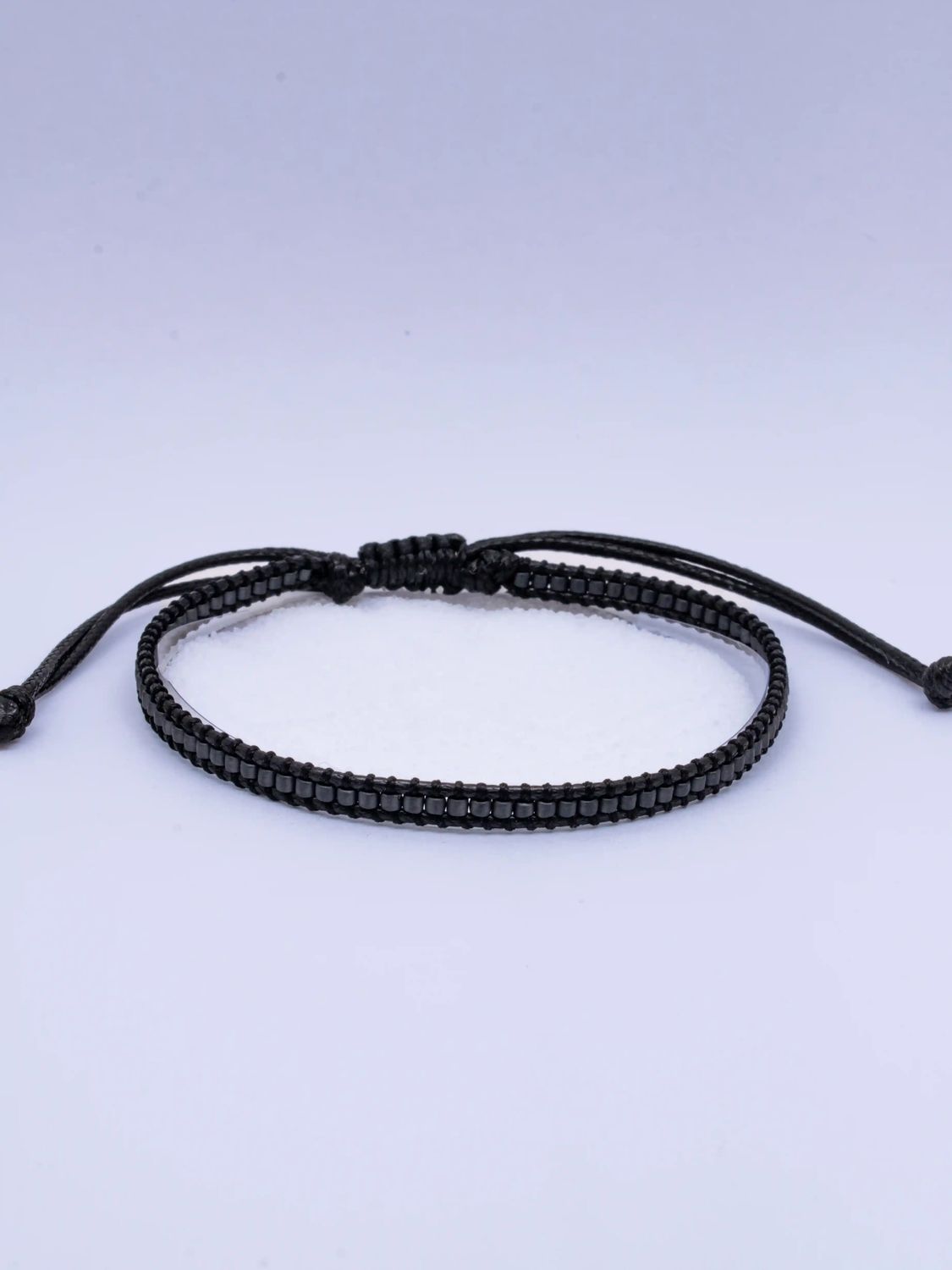 Apollo S Handmade Bracelet - Beaded Bracelet, Color: Nocturnal Black