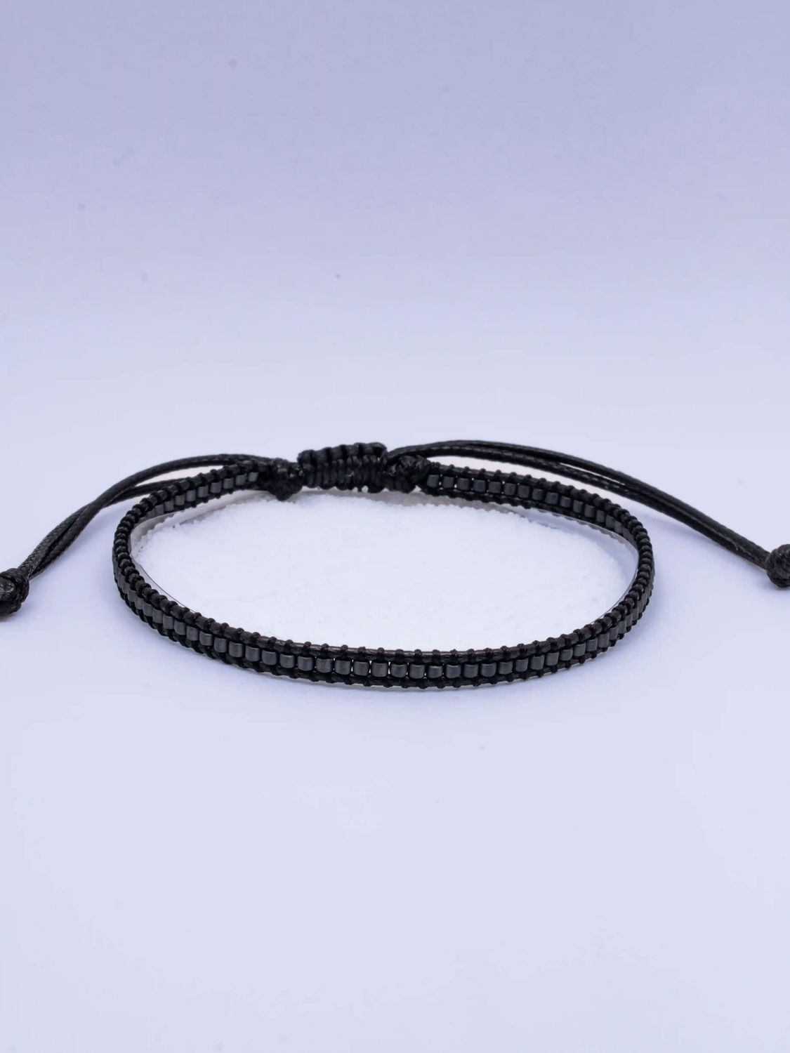 Apollo S Handmade Bracelet - Beaded Bracelet, Color: Nocturnal Black