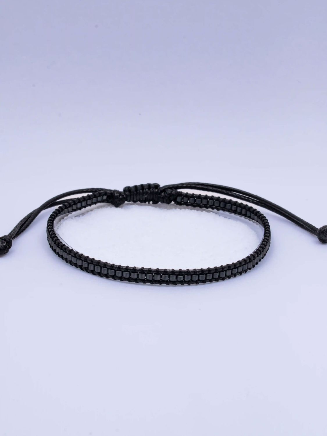 Apollo S Handmade Bracelet - Beaded Bracelet, Color: Nocturnal Black