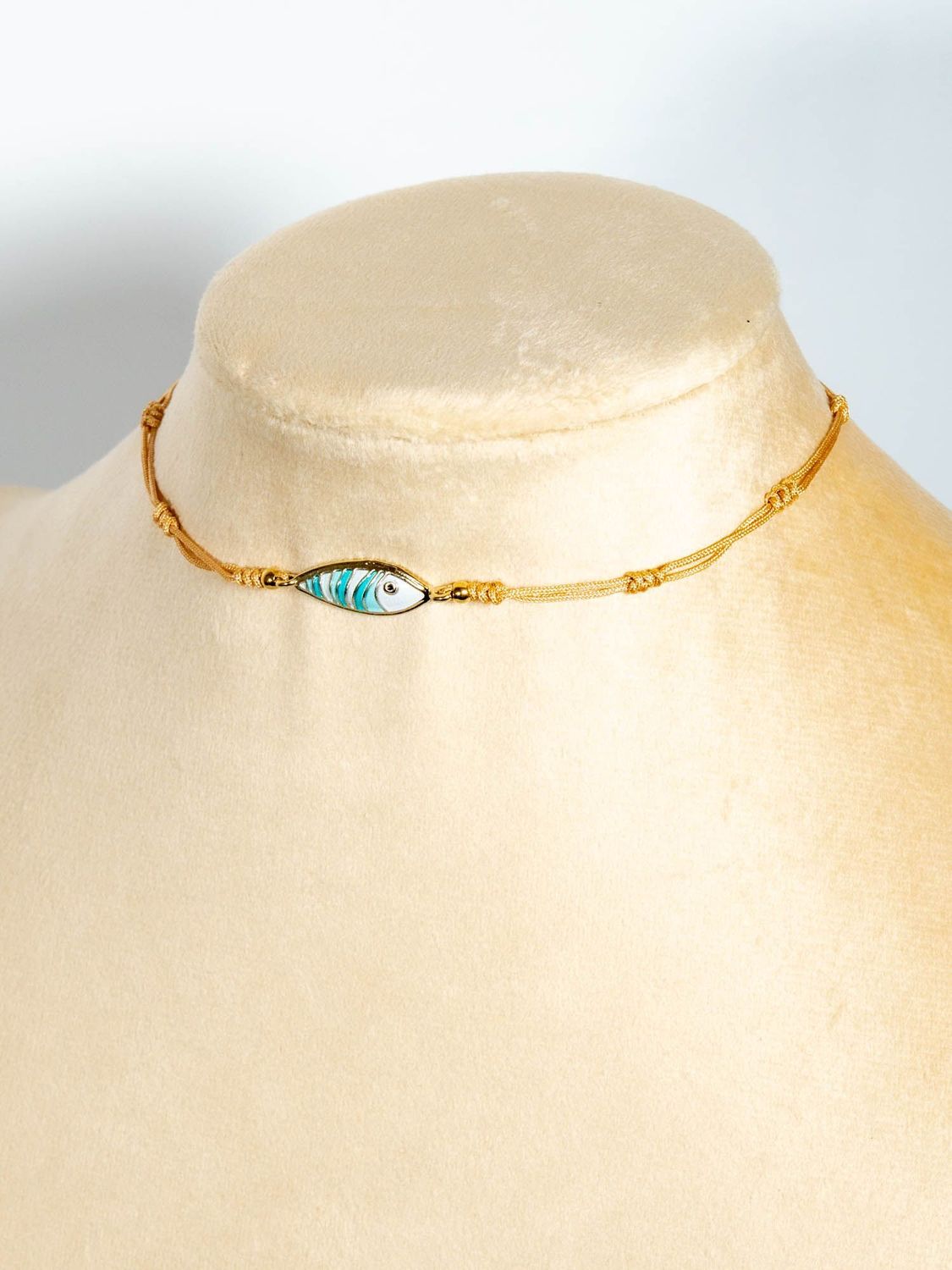 Mojo Pescare Cho Handmade Choker - Charm Choker, Color: Hazel