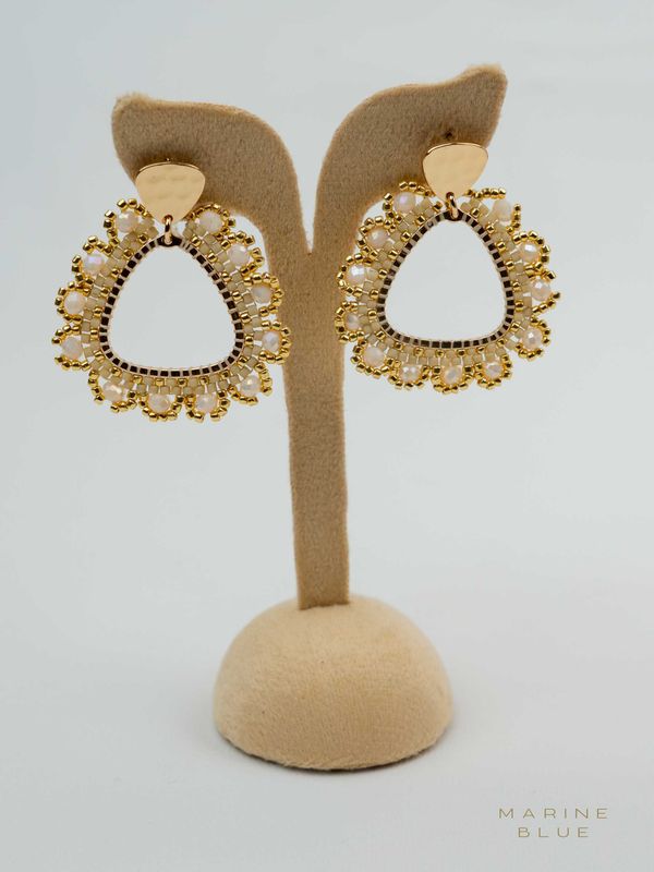 Solo Nova Beaded Earrings - Stainless Steel Earrings