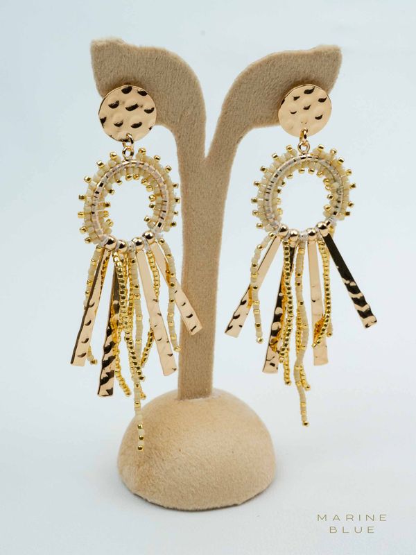 Solo Solstice Beaded Earrings - Stainless Steel Earrings