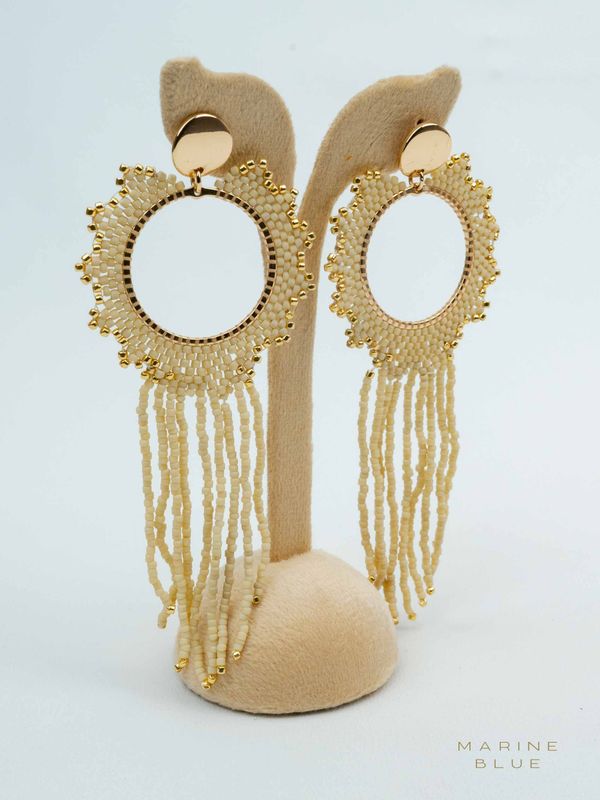 Solo Rain Beaded Earrings - Stainless Steel Earrings