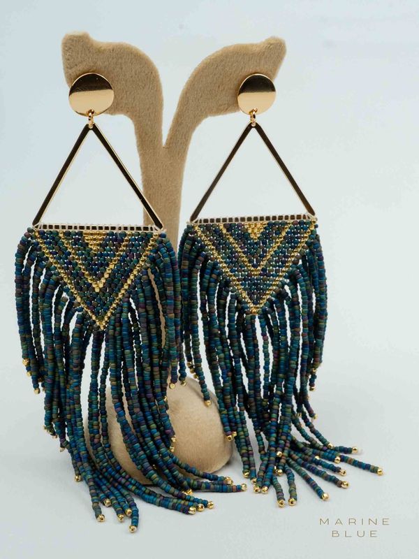 Solo Gust Beaded Earrings - Stainless Steel Earrings