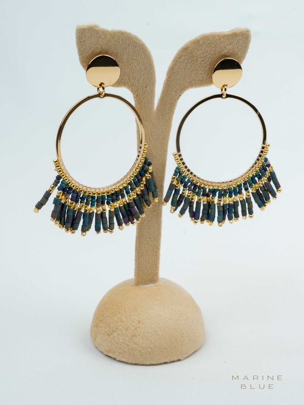 Solo Missing Beaded Earrings - Stainless Steel Earrings