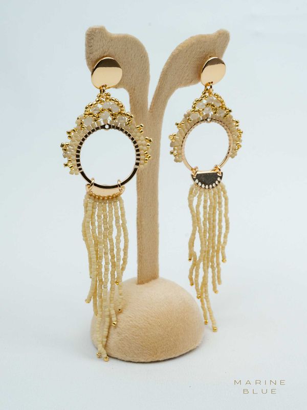 Solo Reign Beaded Earrings - Stainless Steel Earrings