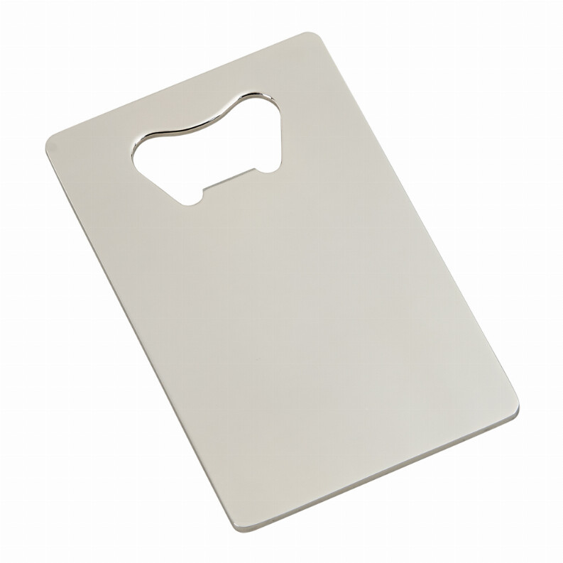 Credit Card Bottle Opener, Stainless Steel 3 3/8&quot; X 2 1/8&quot;
