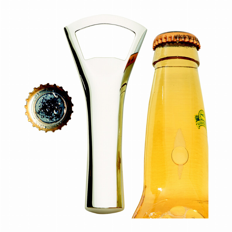 Bottle Opener, 5&quot; Nickel Plated