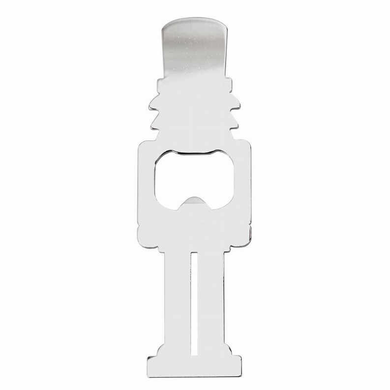Nutcracker Bottle Opener, Nickel Plated 5&quot;