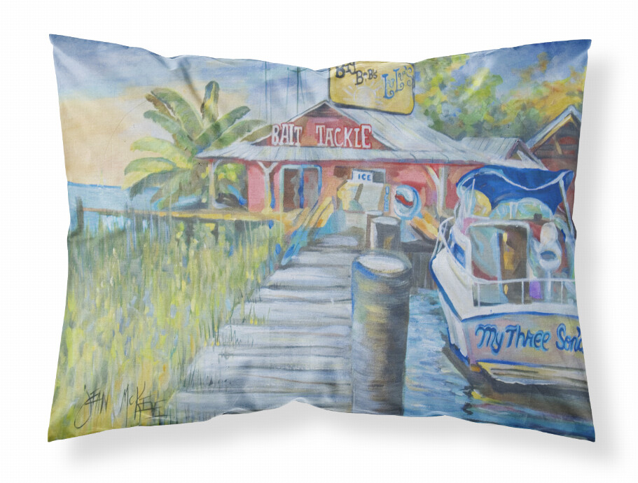 Deep Sea Fishing Boat at LuLu&#39;s Fabric Standard Pillowcase