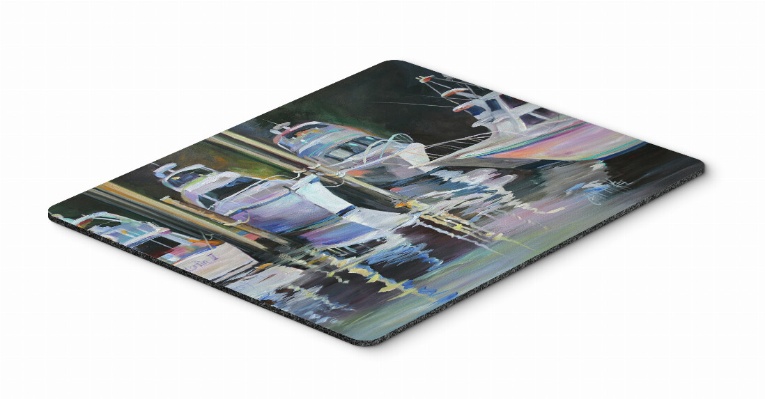 Deep Sea Fishing Boats Mouse Pad, Hot Pad or Trivet