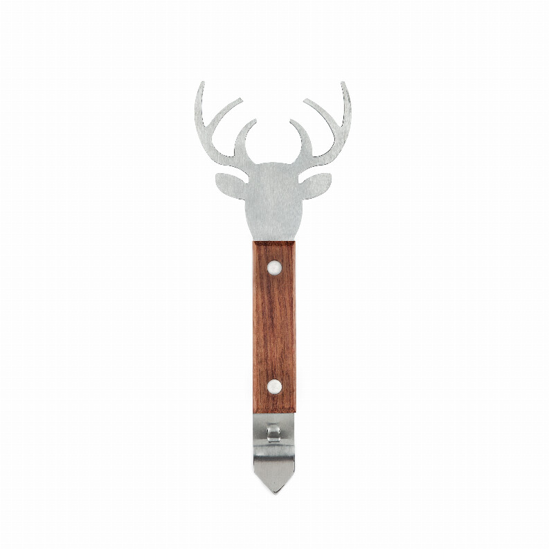Stag Acacia Wood Bottle Opener By Foster &amp; Rye