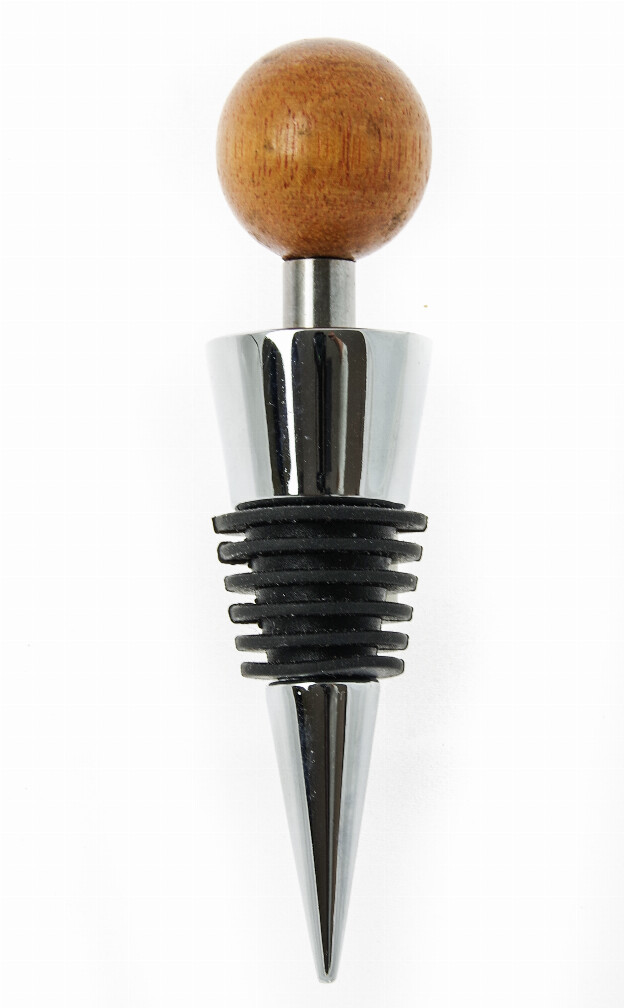 Wood Wine Stopper - 4&quot;
