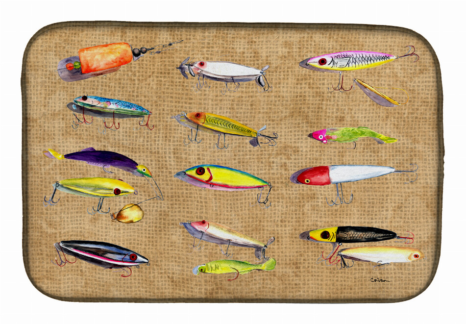 Fishing Lures Dish Drying Mat