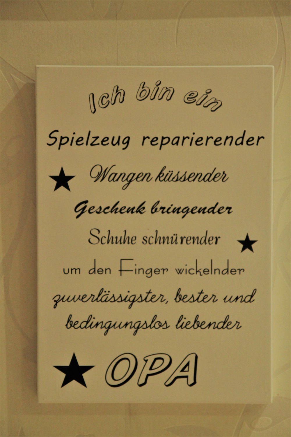 Vintage-Schild &quot;OPA&quot; by Landhaus-Fieber