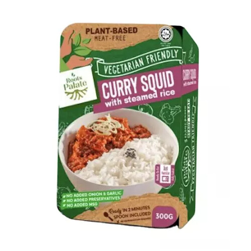 Curry Squid suitable for Vegetarians