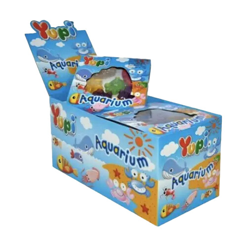 Yupi Gummy Display Box Mino, Flavour: Aquarium