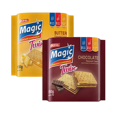 Jack N Jill Magic Twin Magic Cracker Sandwich Biscuits
