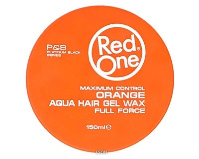 Red One P&B Maximum Control Orange Aqua Hair Gel Wax