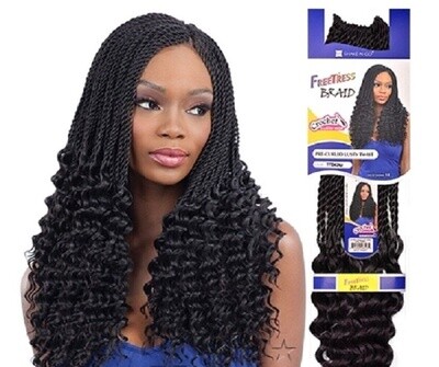 FREETRESS PRE-CURLED LUSTY TWIST