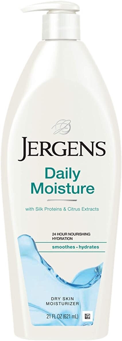 Jergens Daily Moisture with Silk Proteins &amp; Citrus Extracts Dry Skin Moisturizer, Size: 946ml