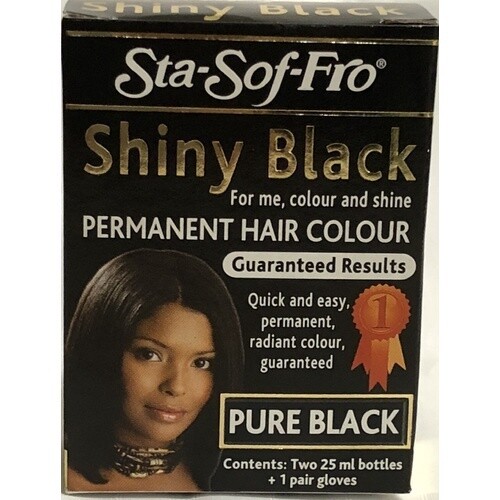 STA SOF FRO SHINY BLACK PERMANENT HAIR COLOUR