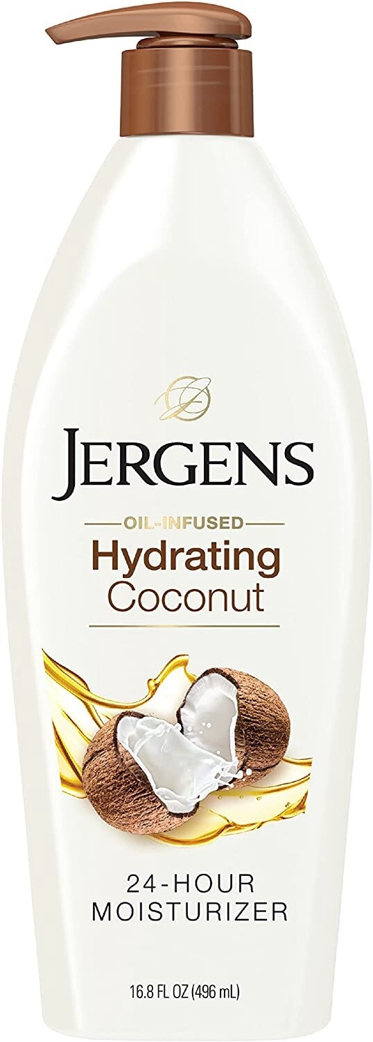 Jergens Hydrating Dry-skin Lotion, Coconut, 621ml