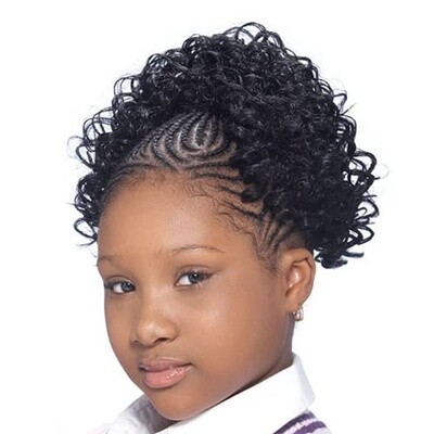 MODEL MODEL Glance Kids Drawstring Ponytail New Deep