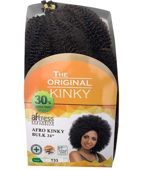 AFTRESS AFRO KINKY BULK 24&quot;