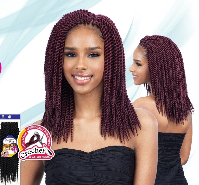 FREETRESS SINGLE TWIST LARGE 10&quot; CROCHET