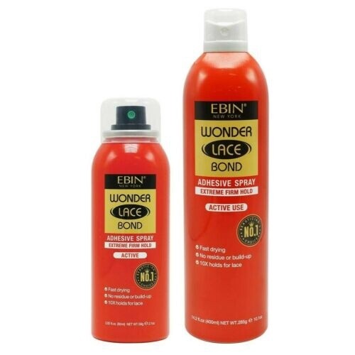 EBIN new york wonder lace bond adhesive spray extreme firm hold active