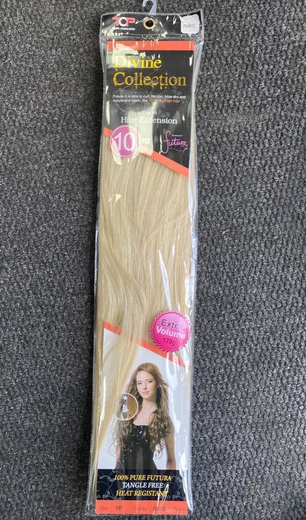 TOP FASHION DIVIN COLLECTION CLIP IN HAIR EXT.18&quot; synthentic