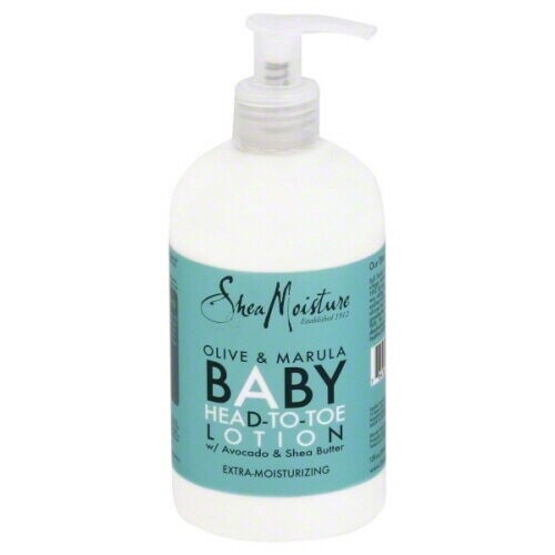 Shea Moisture   Olive &amp; Marula Baby Head-To-Toe Lotion Extra-Moisturizing