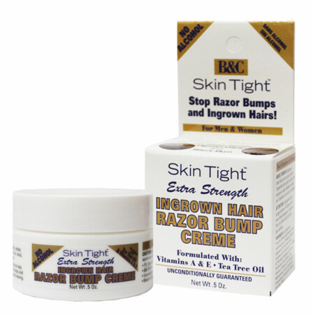 B&G Skin Tight Extra Strength Ingrown Hair Razor Bump Crème 0.5