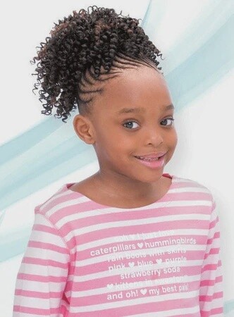 MODEL MODEL Glance Kids Drawstring Ponytail Cork Screw