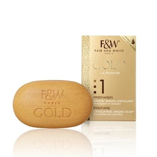 Fair and White Gold Ultimate 1 Prepare Exfoliating Argan Soap