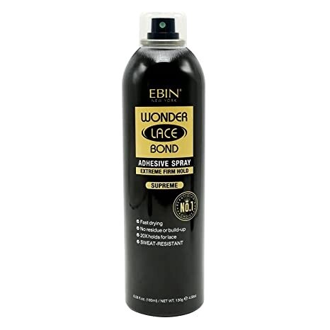 Ebin new york wonder lace bond adhesive spray extreme firm hold supreme