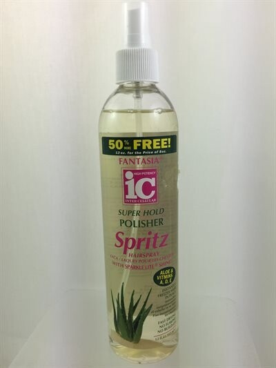 Fantasia IC   Super Hold Polisher Spritz Hairspray - Aleo Vitamin B Complex