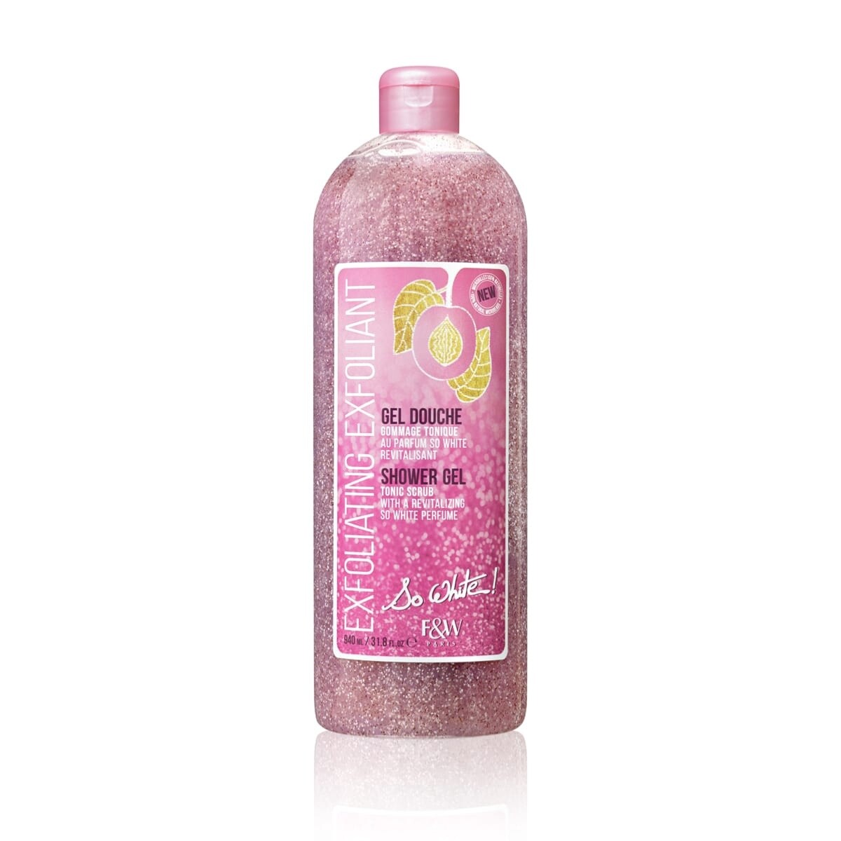 Fair And White  So White! Exfoliating Shower Gel