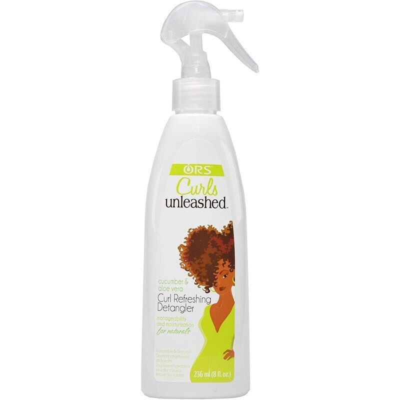 ORS Curls Unleashed  Cucumber &amp; Aloe Vera Curl Refreshing Detangler