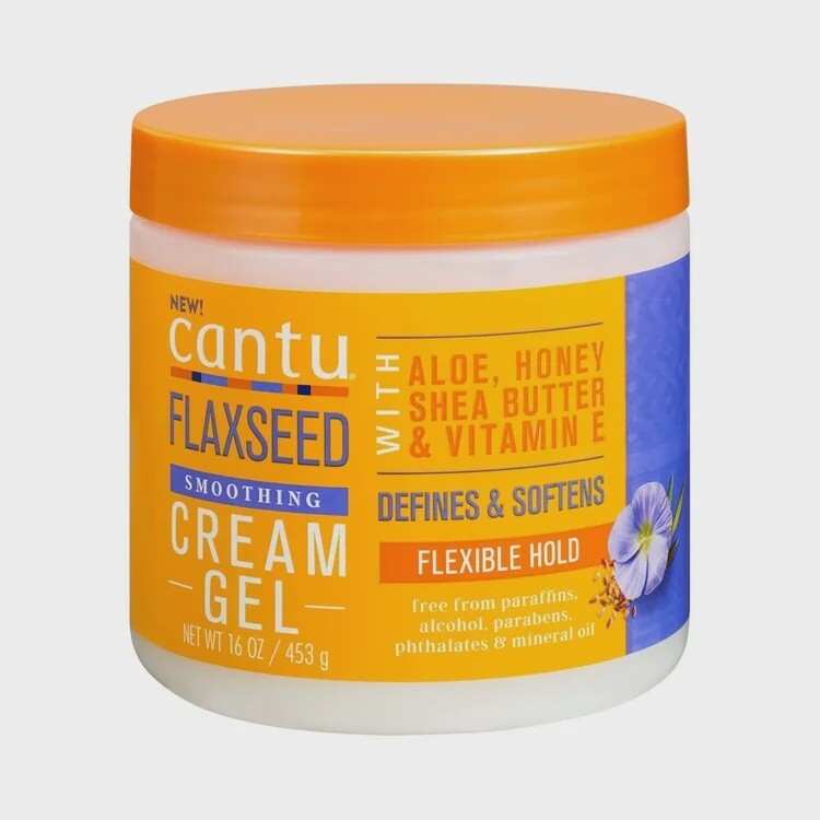 Cantu  Flaxseed Smoothing Cream Gel 453g