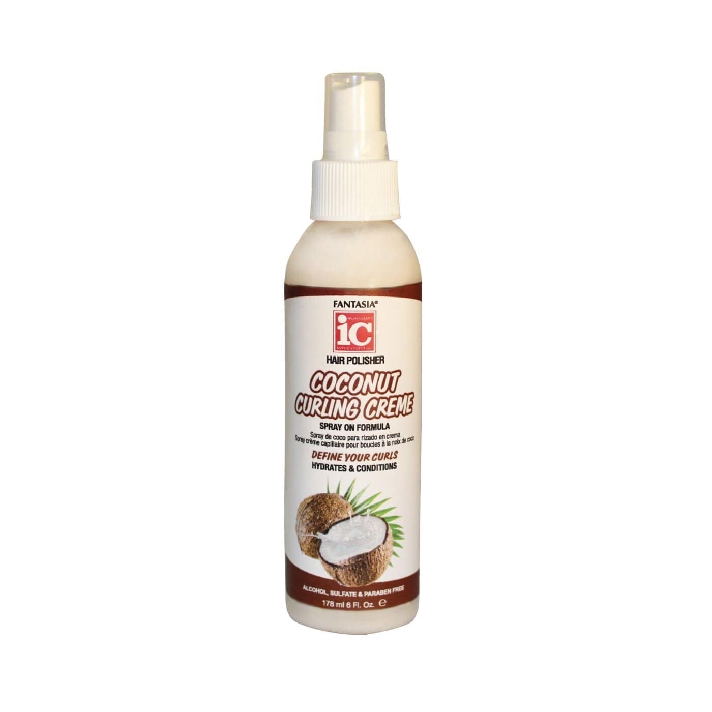 Fantasia IC   Hair Polisher Coconut Curling Creme