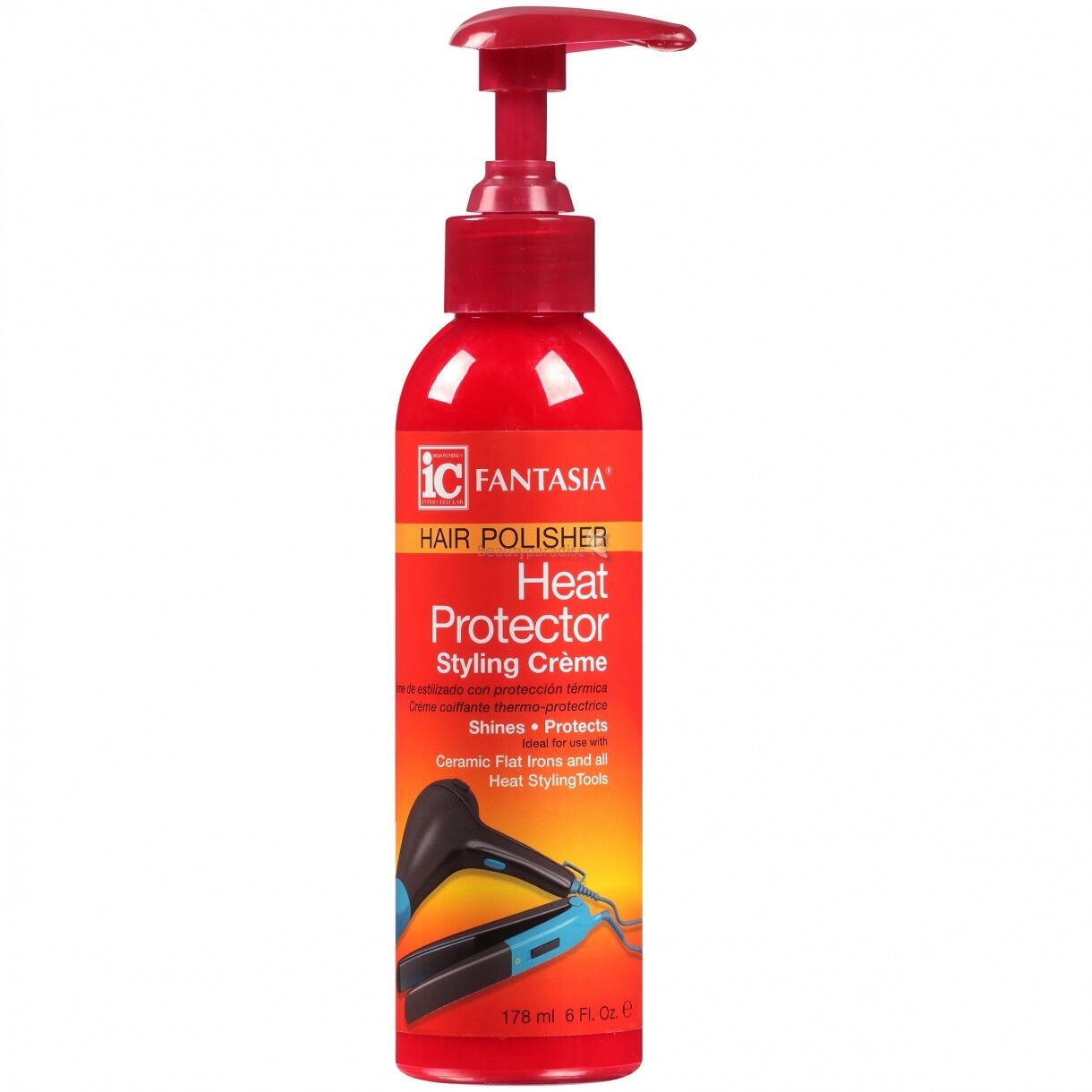 Fantasia IC   Hair Polisher  Heat Protector Styling Creme