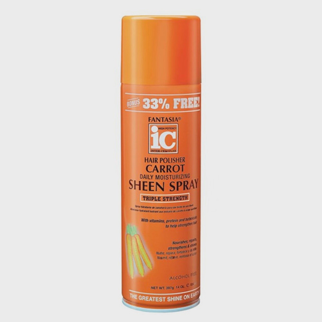 Fantasia IC   Hair Polisher Carrot Growth Daily Moisturizing Sheen Spray