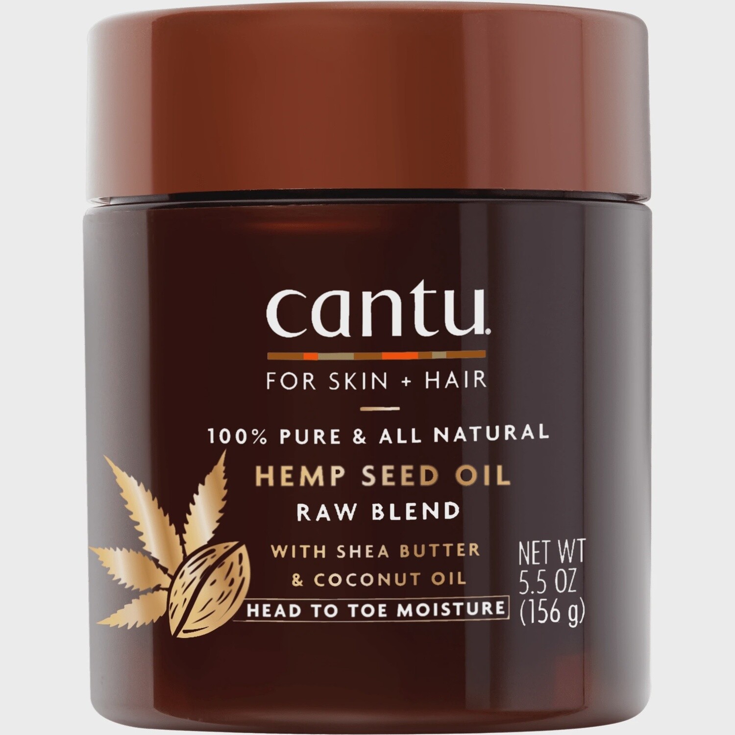 Cantu For Skin + Hair Hemp Seed Oil Raw Blend Head To Toe Moisture