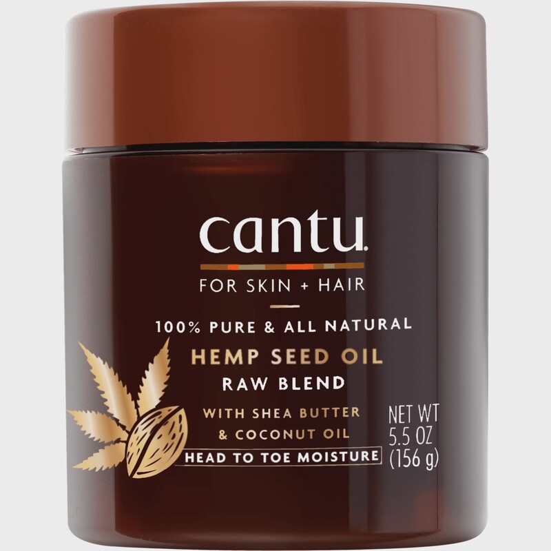 Cantu For Skin + Hair Hemp Seed Oil Raw Blend Head To Toe Moisture
